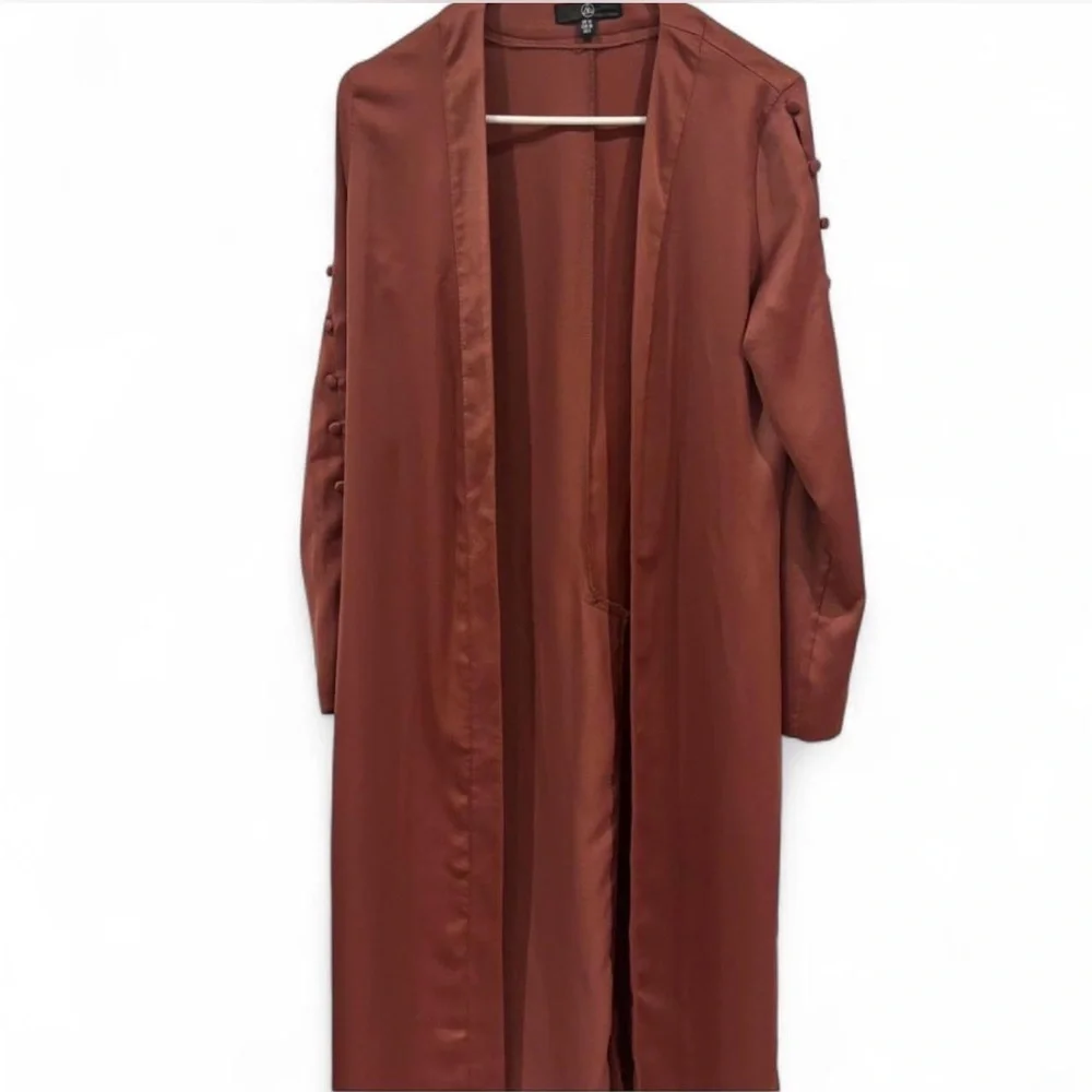 Missguided Dusty Rose Bohemian Robe/Duster. Size 6 - Picture 4 of 7